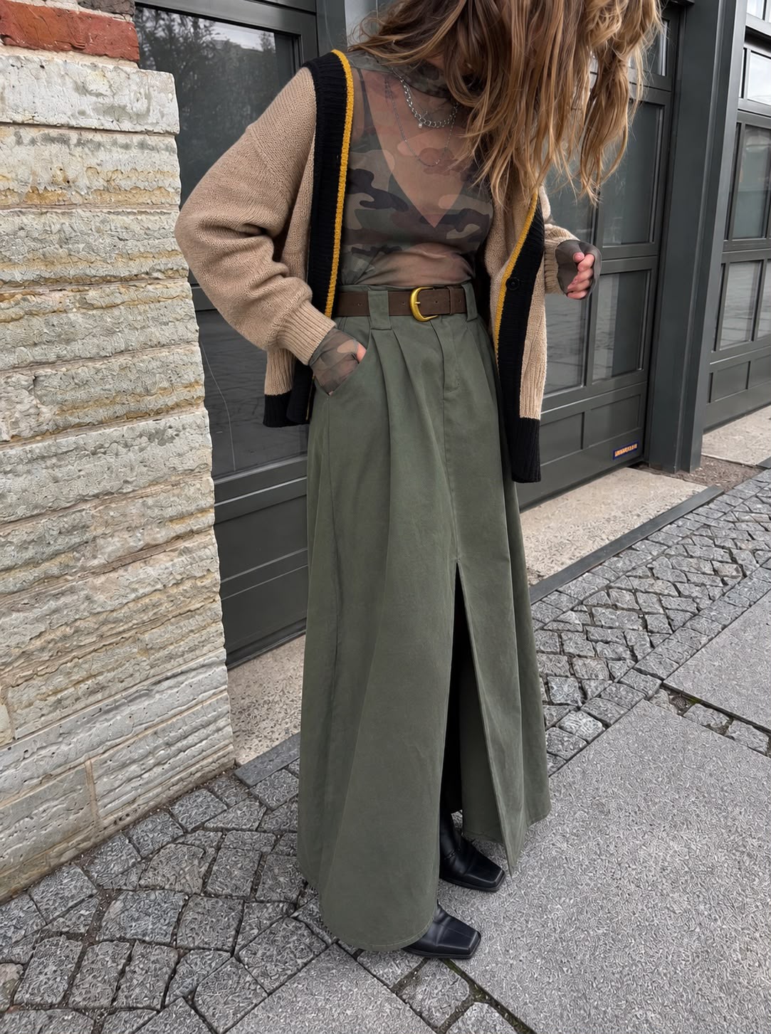 Lupetto Tulle Camouflage