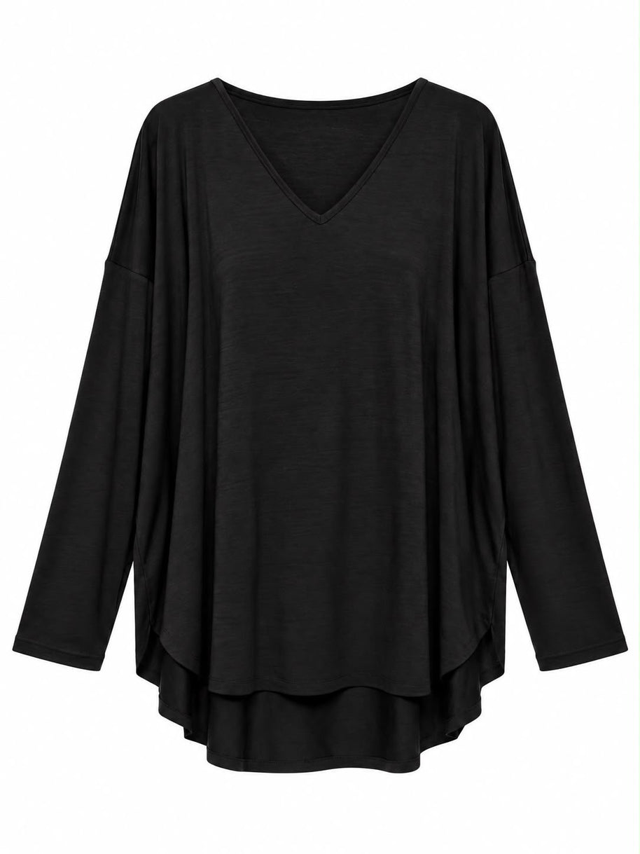 Maglia Viscosa Scollo V