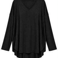 Maglia Viscosa Scollo V