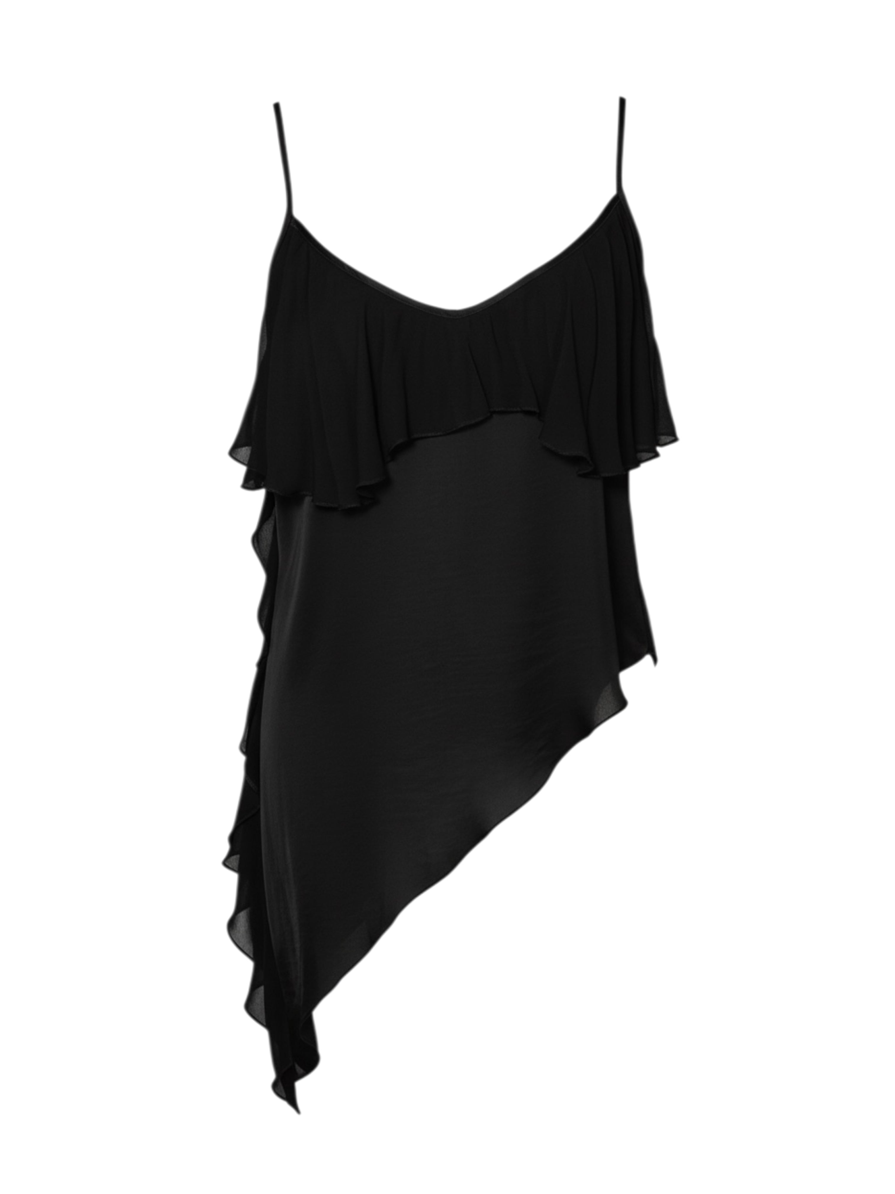 Top Rouches Satin