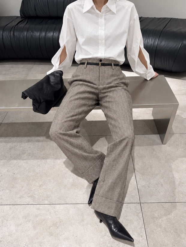Pantalone Dritto Spigato