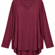 Maglia Viscosa Scollo V