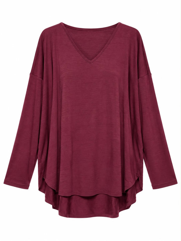 Maglia Viscosa Scollo V