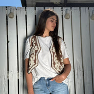 Gilet Ricamo+ Perline