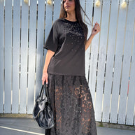 T-Shirt Over Strass