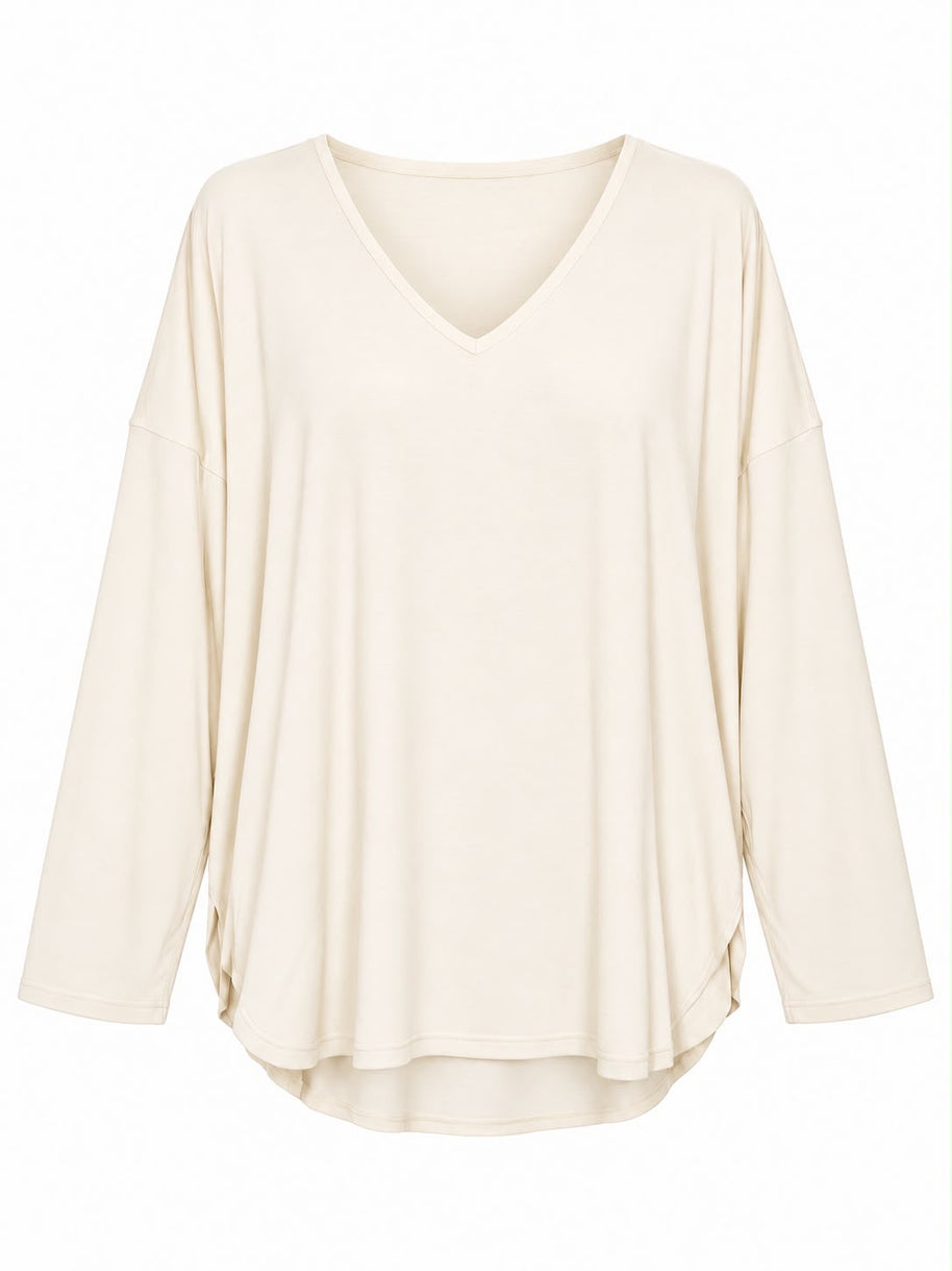 Maglia Viscosa Scollo V