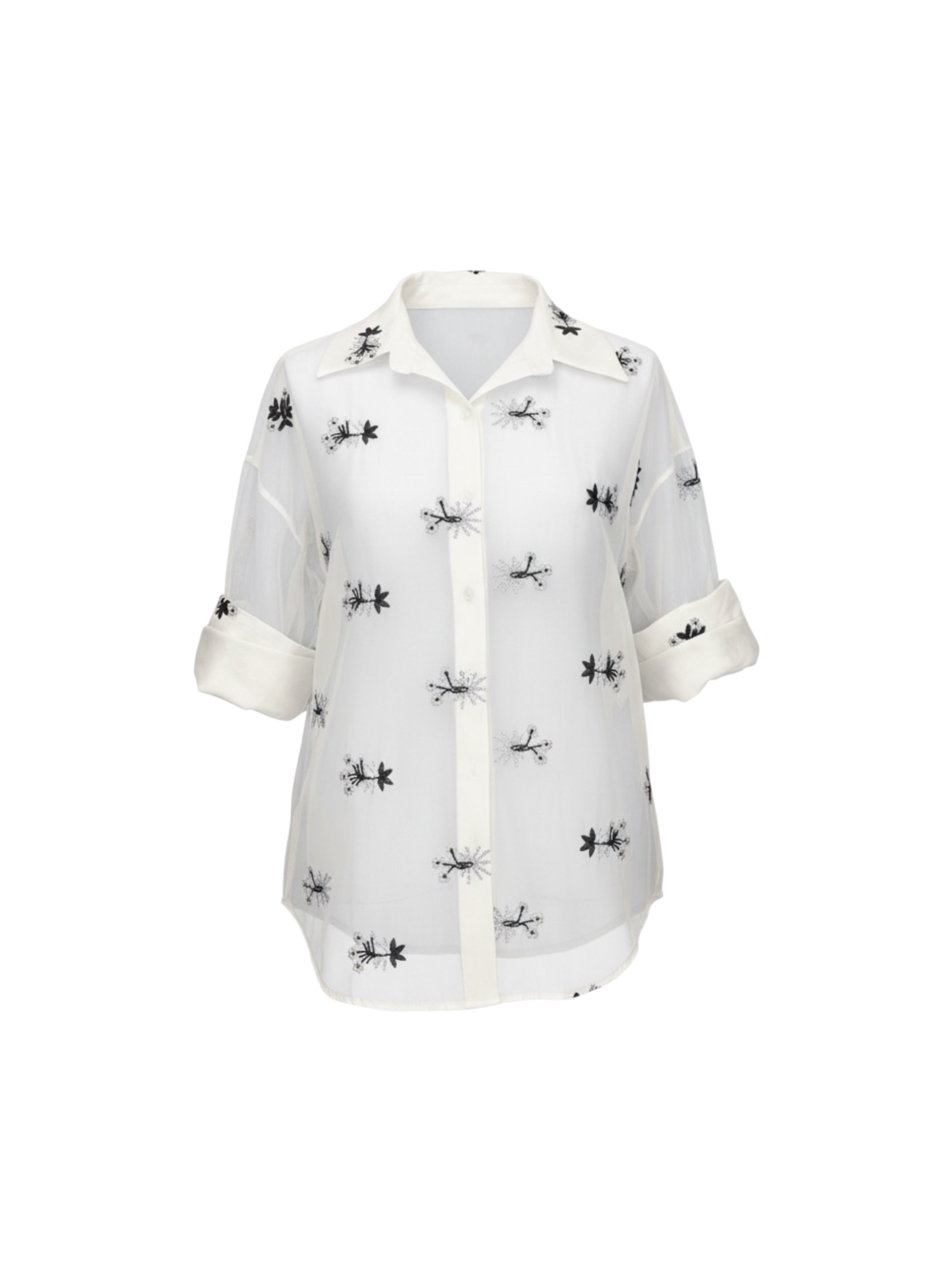 Camicia Ricamo Filiere