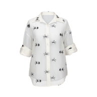 Camicia Ricamo Filiere