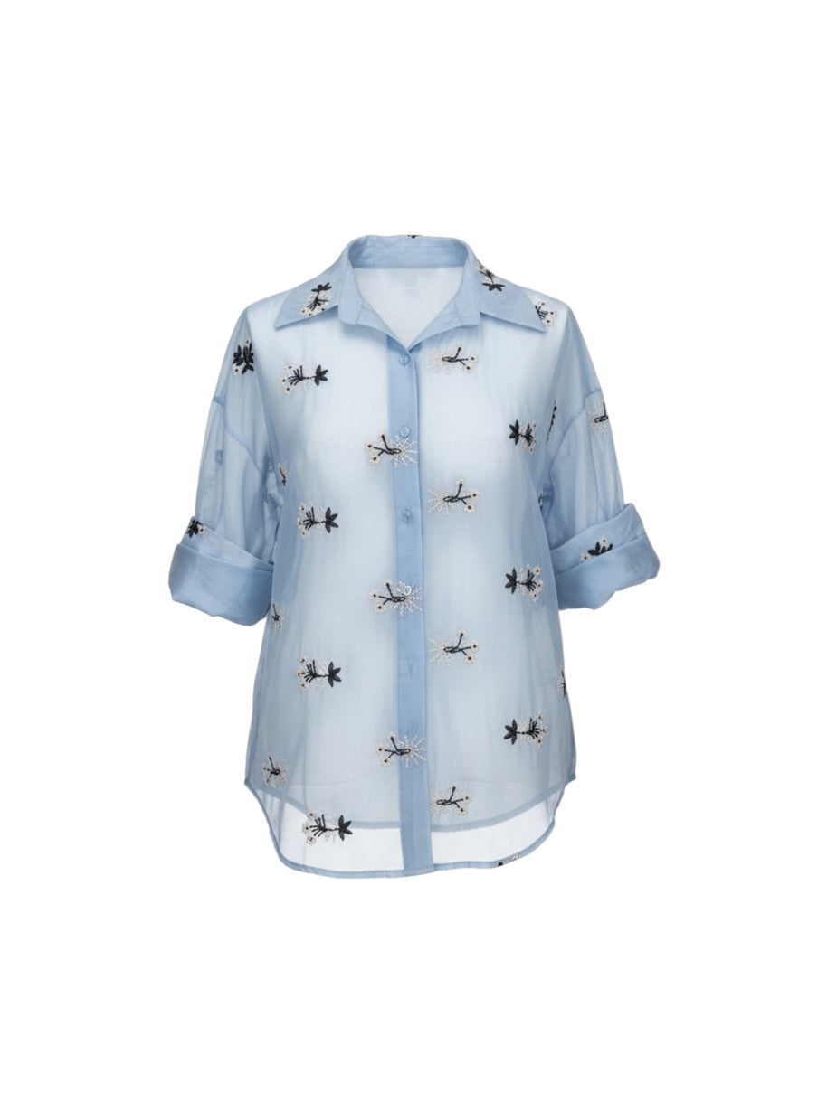 Camicia Ricamo Filiere