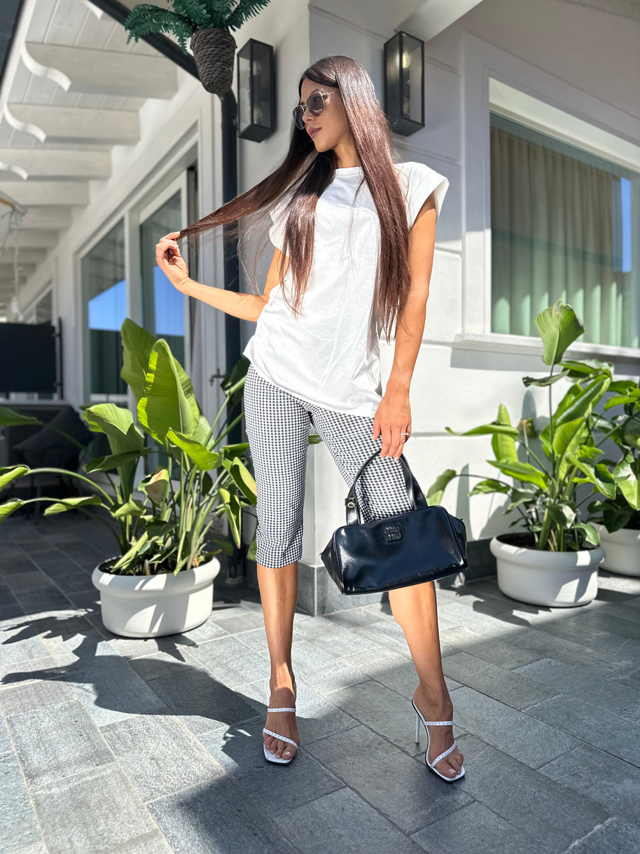 Pantalone Capri Vichy