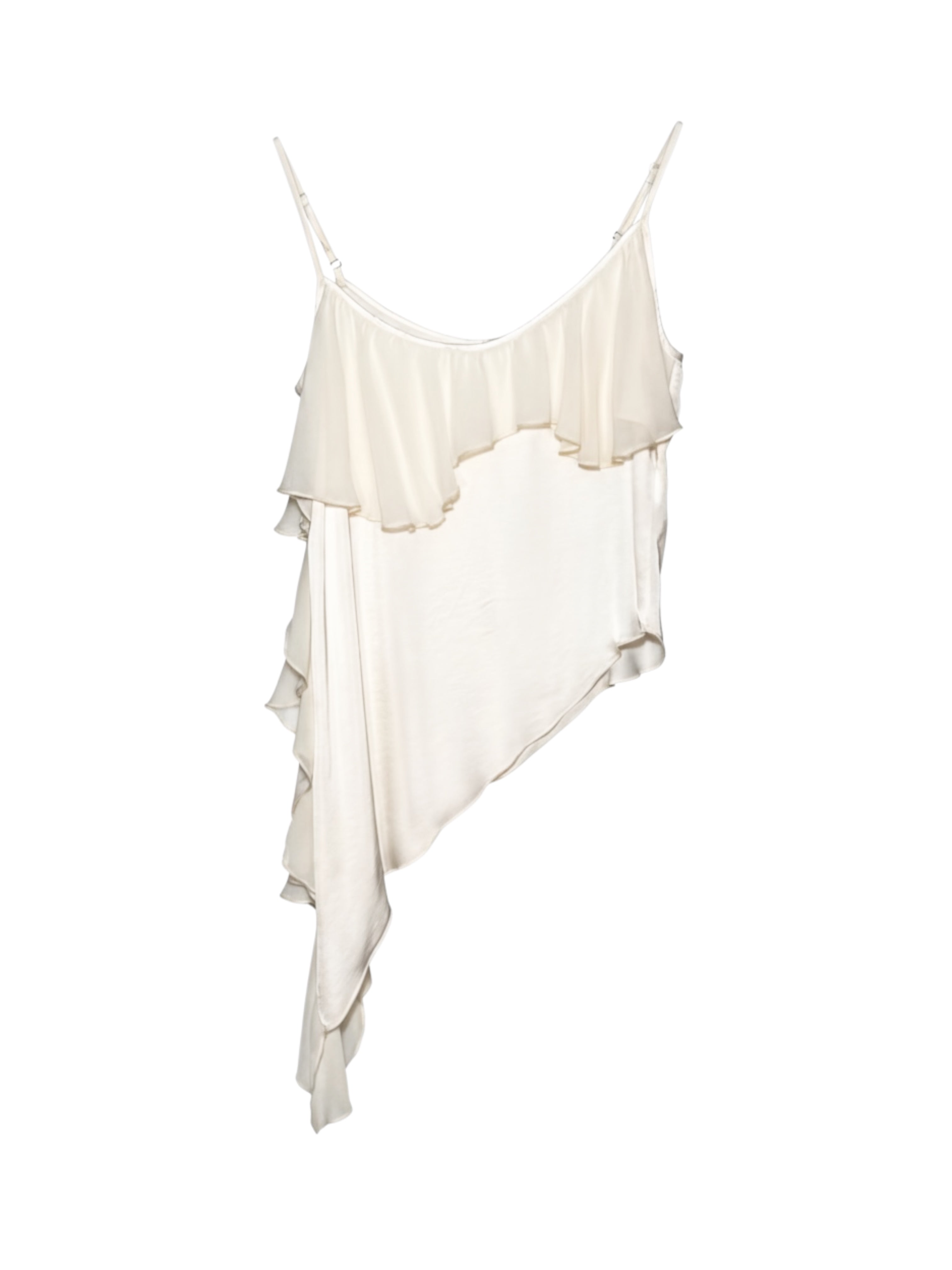 Top Rouches Satin