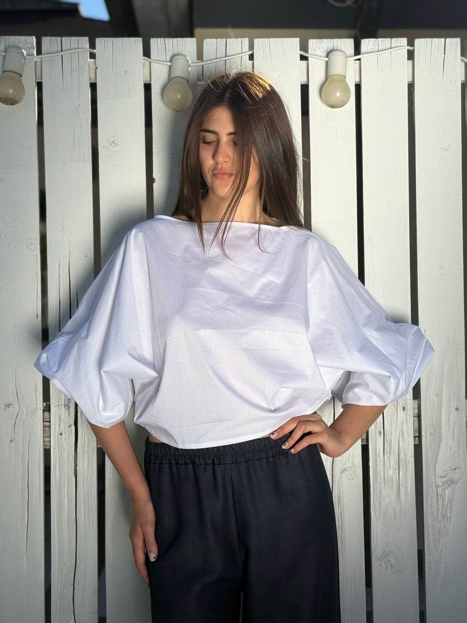 Blusa Manica Fiore
