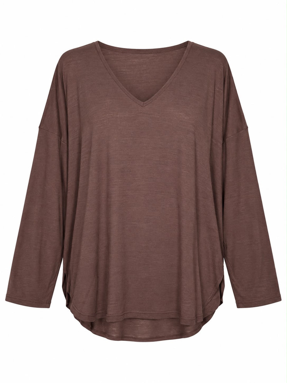 Maglia Viscosa Scollo V