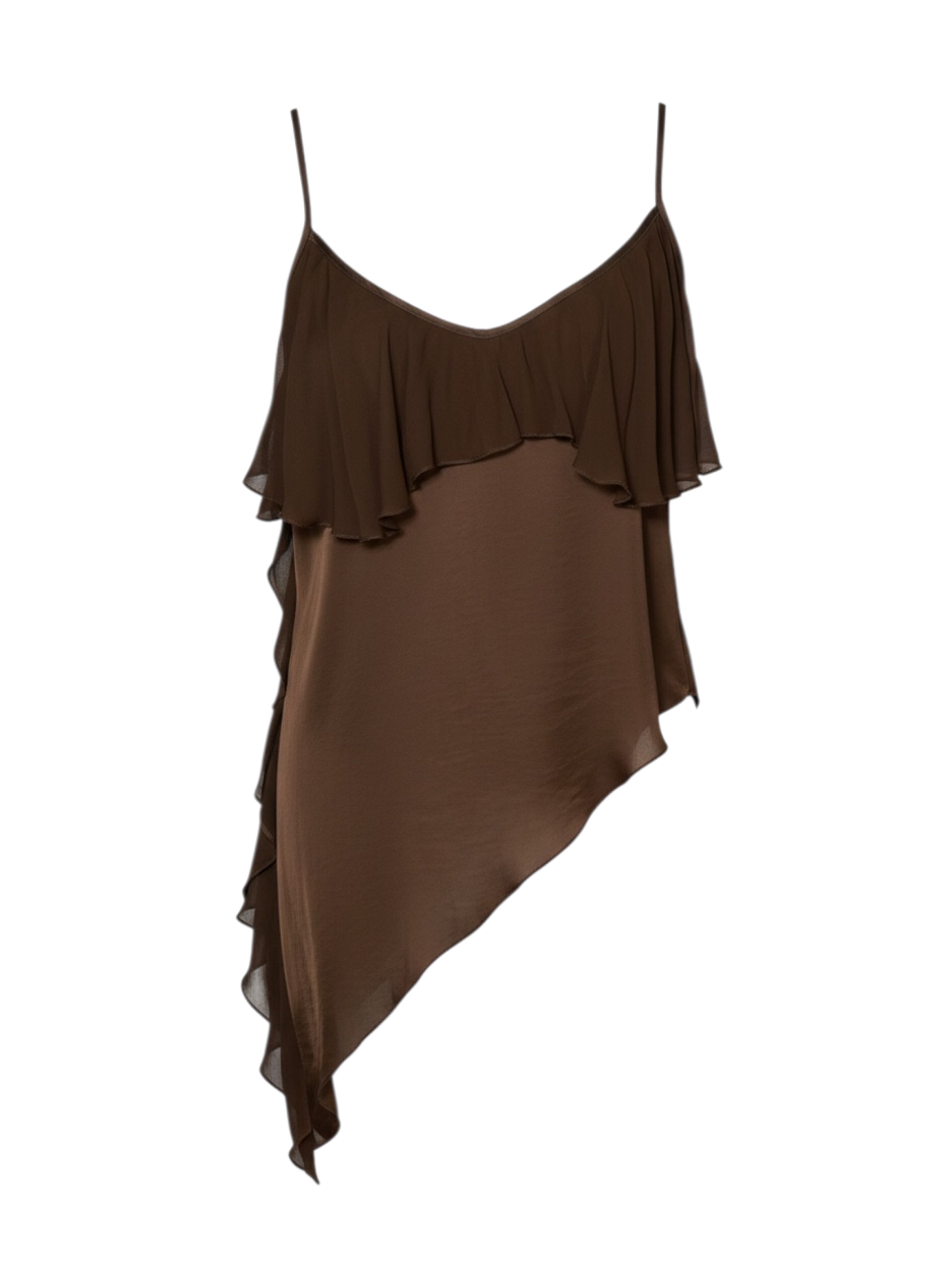 Top Rouches Satin