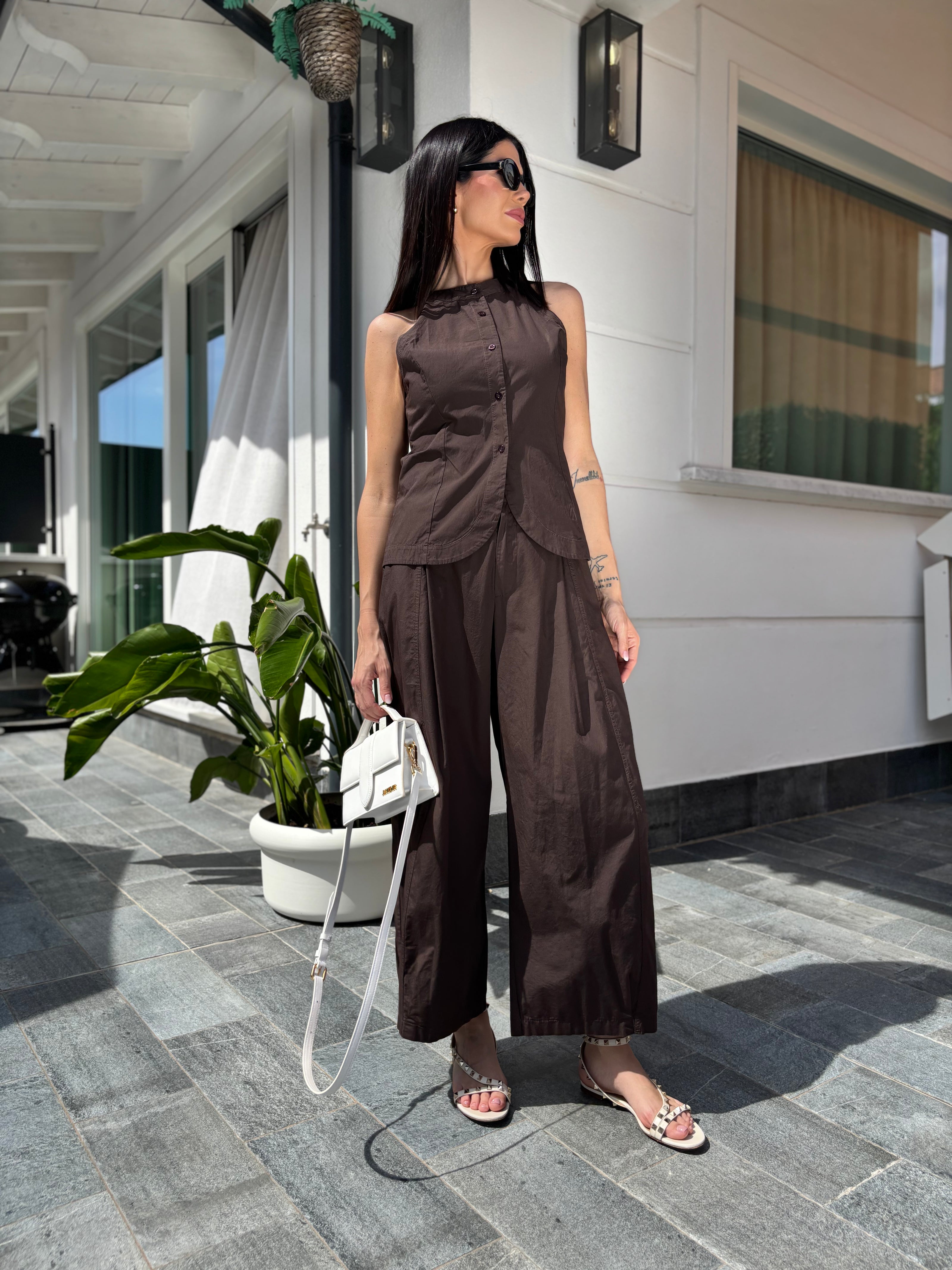 Pantalone Elastico Cotone