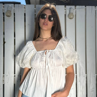Blusa Manica Ricamo