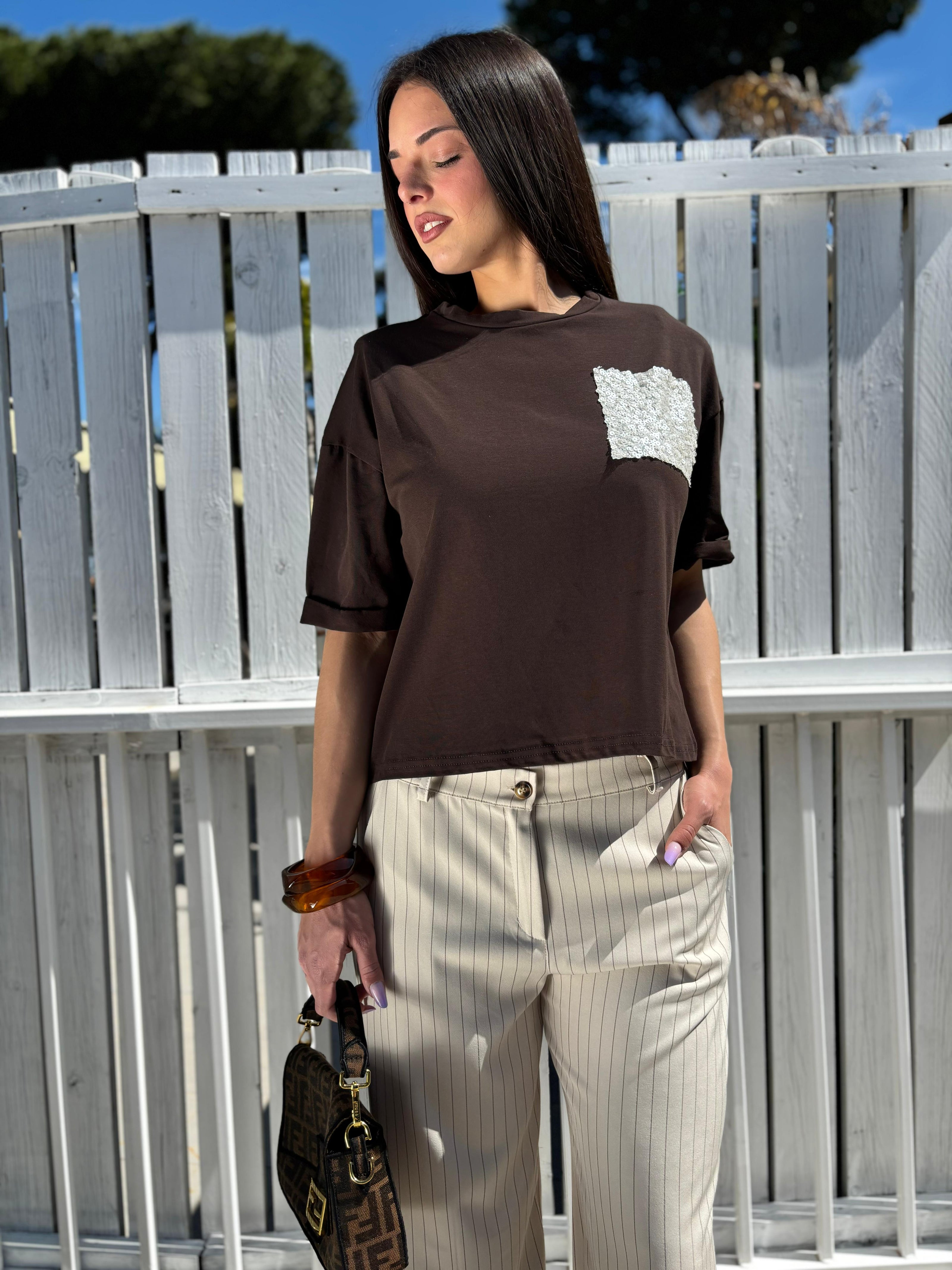 T-shirt Taschino Paillettes