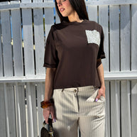 T-shirt Taschino Paillettes