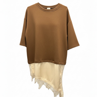 T-shirt Over + Raso