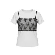 T-shirt +Top Pizzo