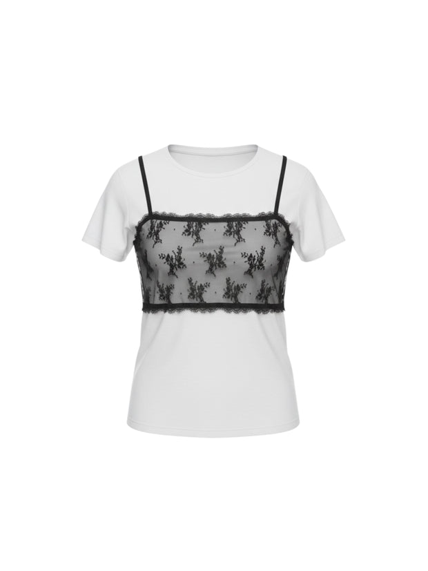 T-shirt +Top Pizzo