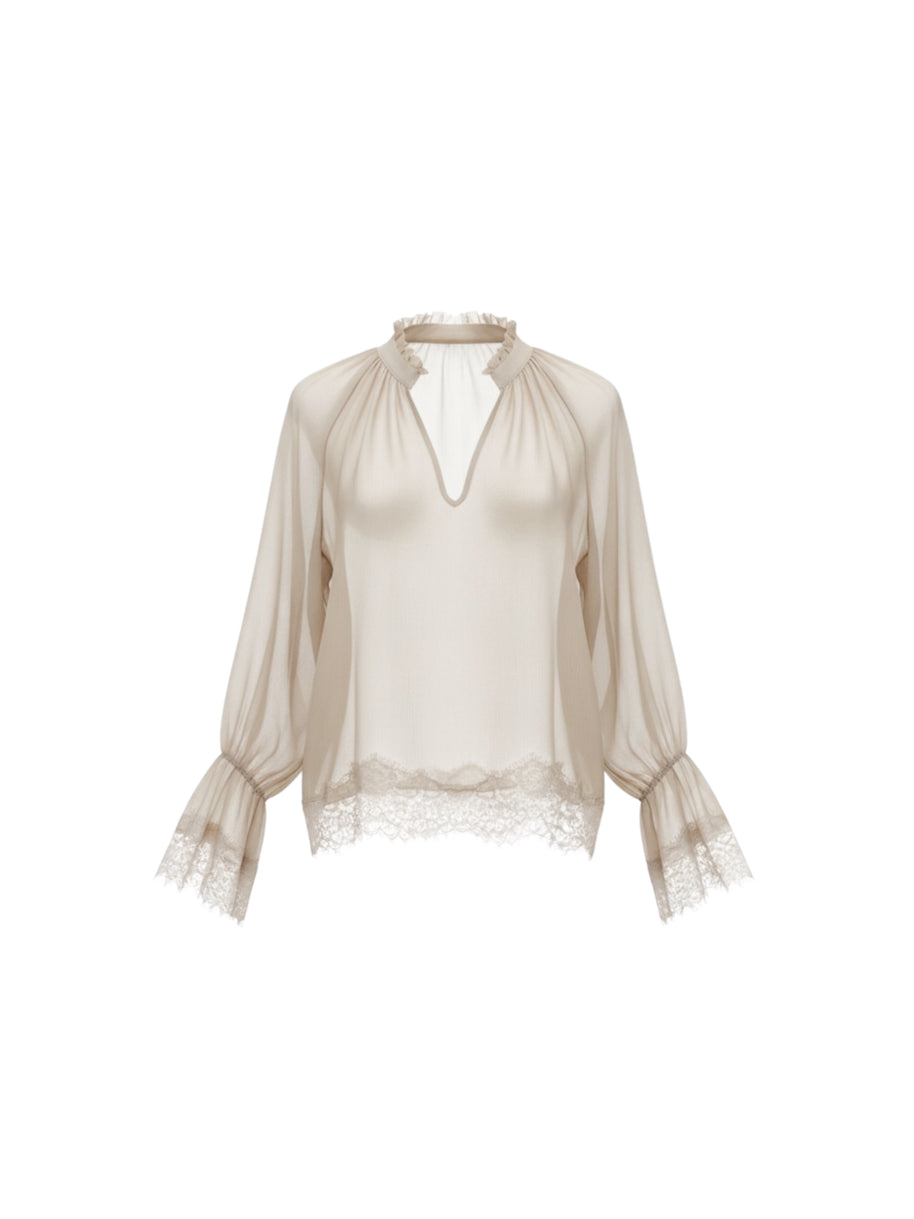 Blusa+ Pizzo