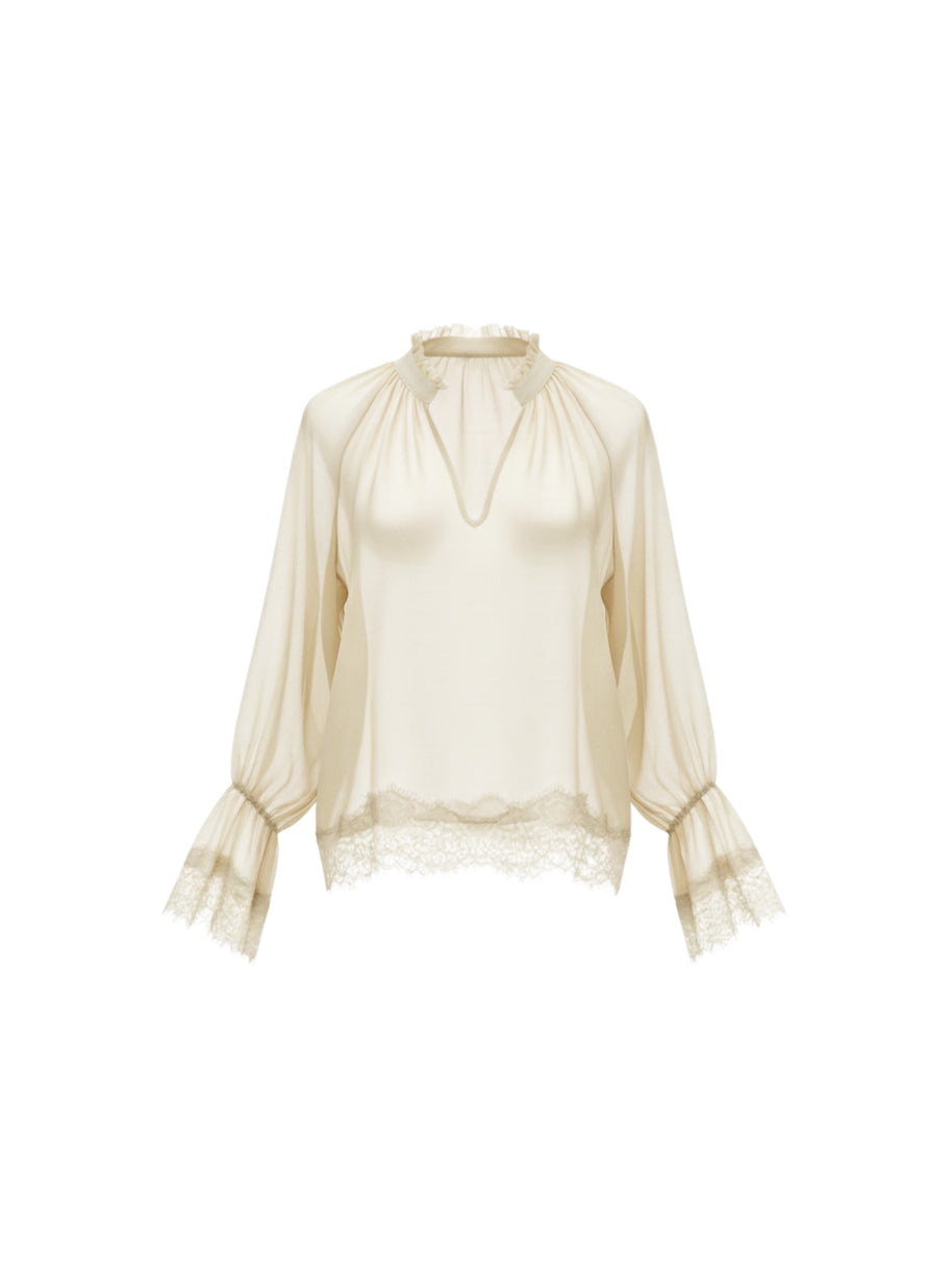 Blusa+ Pizzo