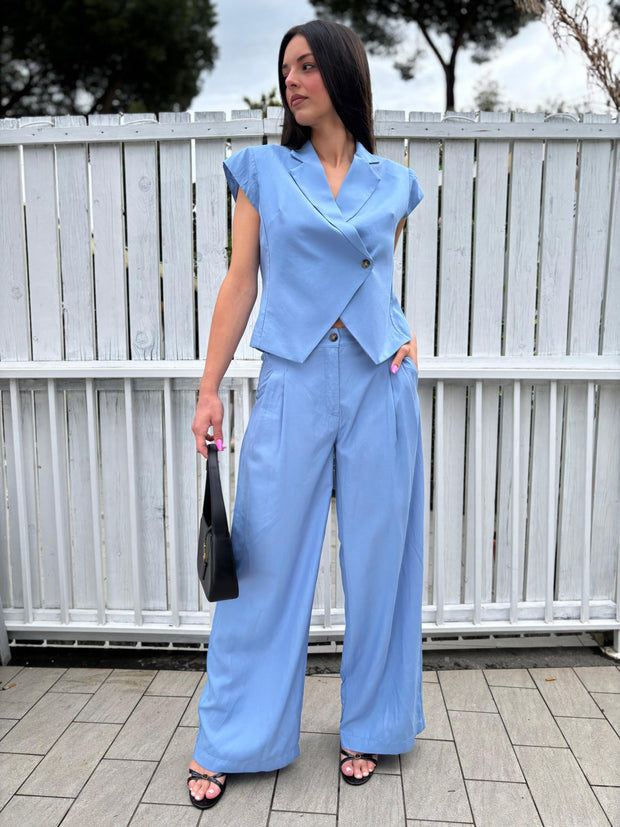 Pantalone Lino Viscosa