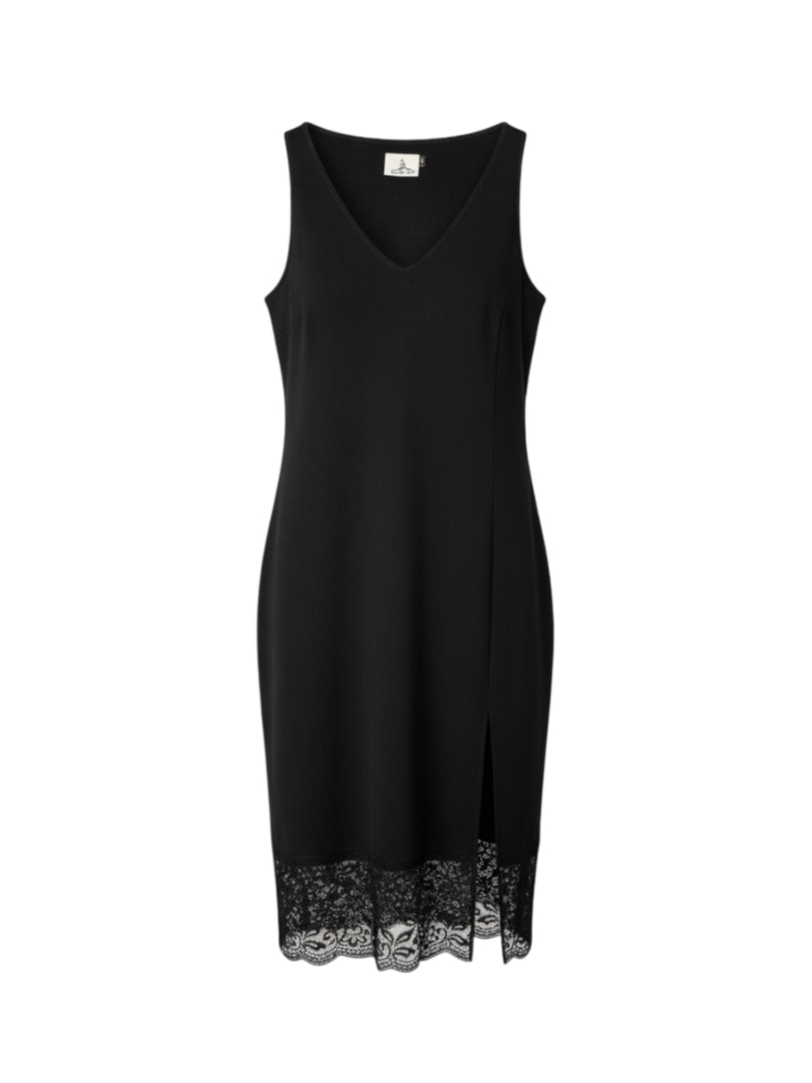 Abito Crepe+ Pizzo