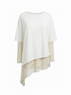 Maglia Cotone Pizzo