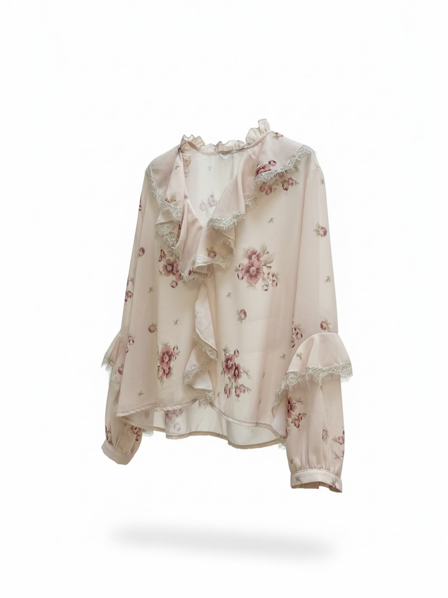 Camicia Fantasia Pizzo
