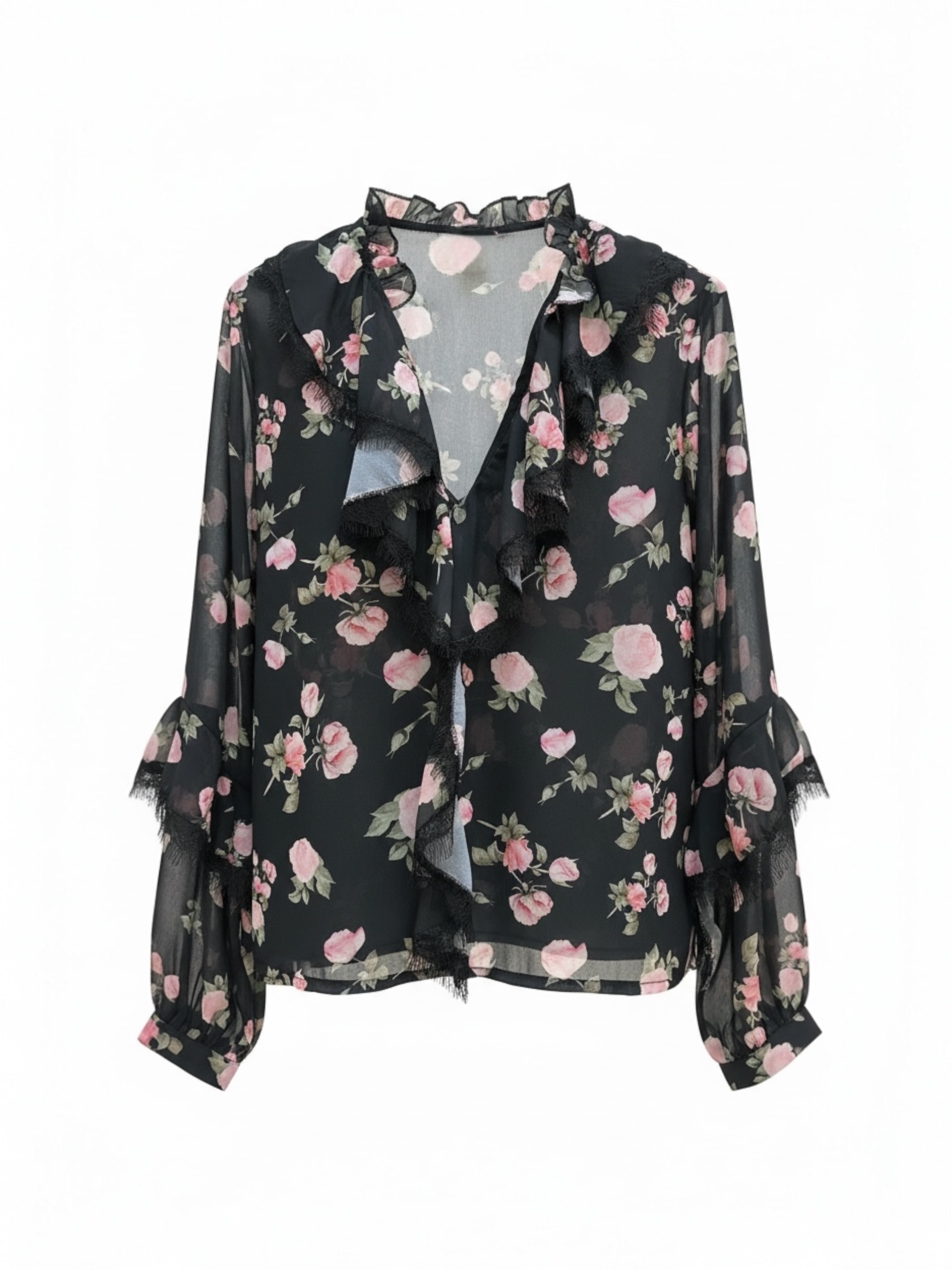 Camicia Fantasia Pizzo