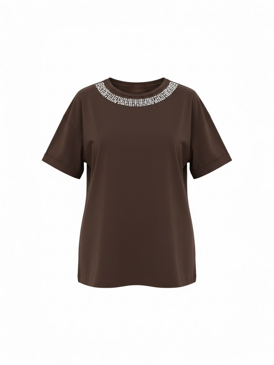 Maxi Maglia Strass