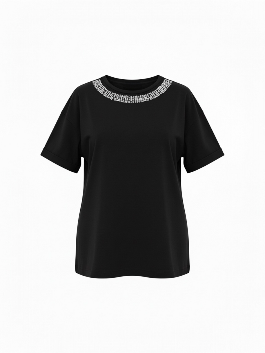 Maxi Maglia Strass