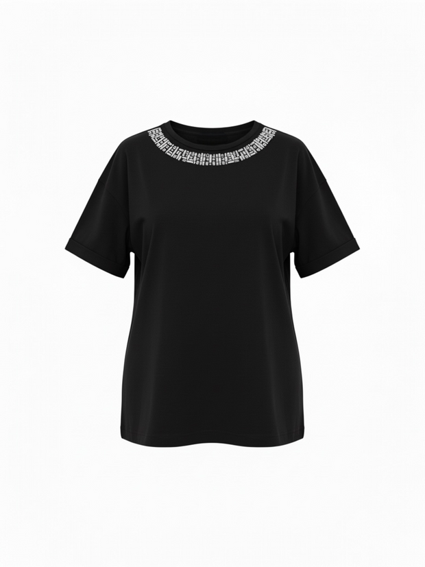 Maxi Maglia Strass