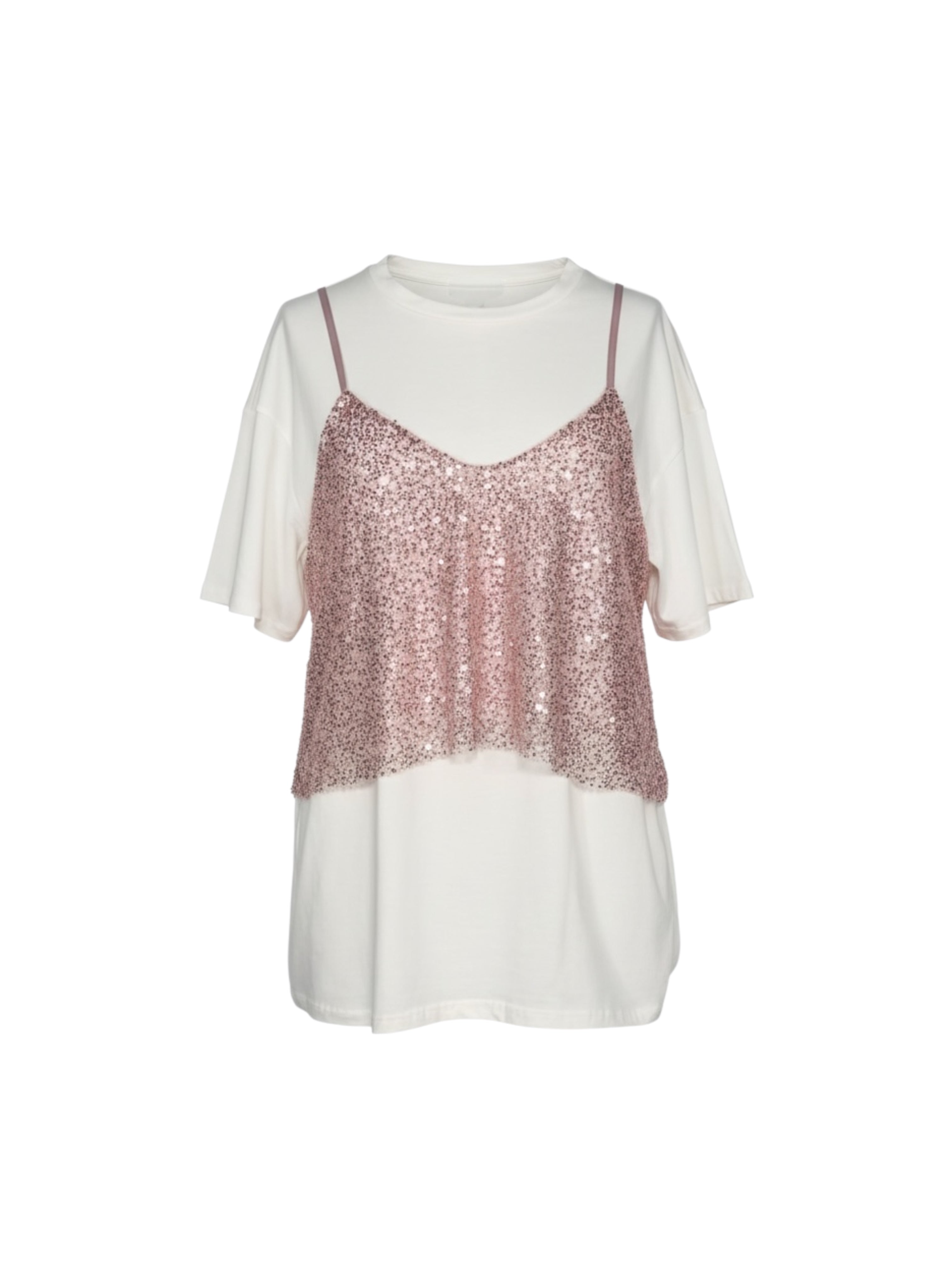 T-shirt +Top Paillettes