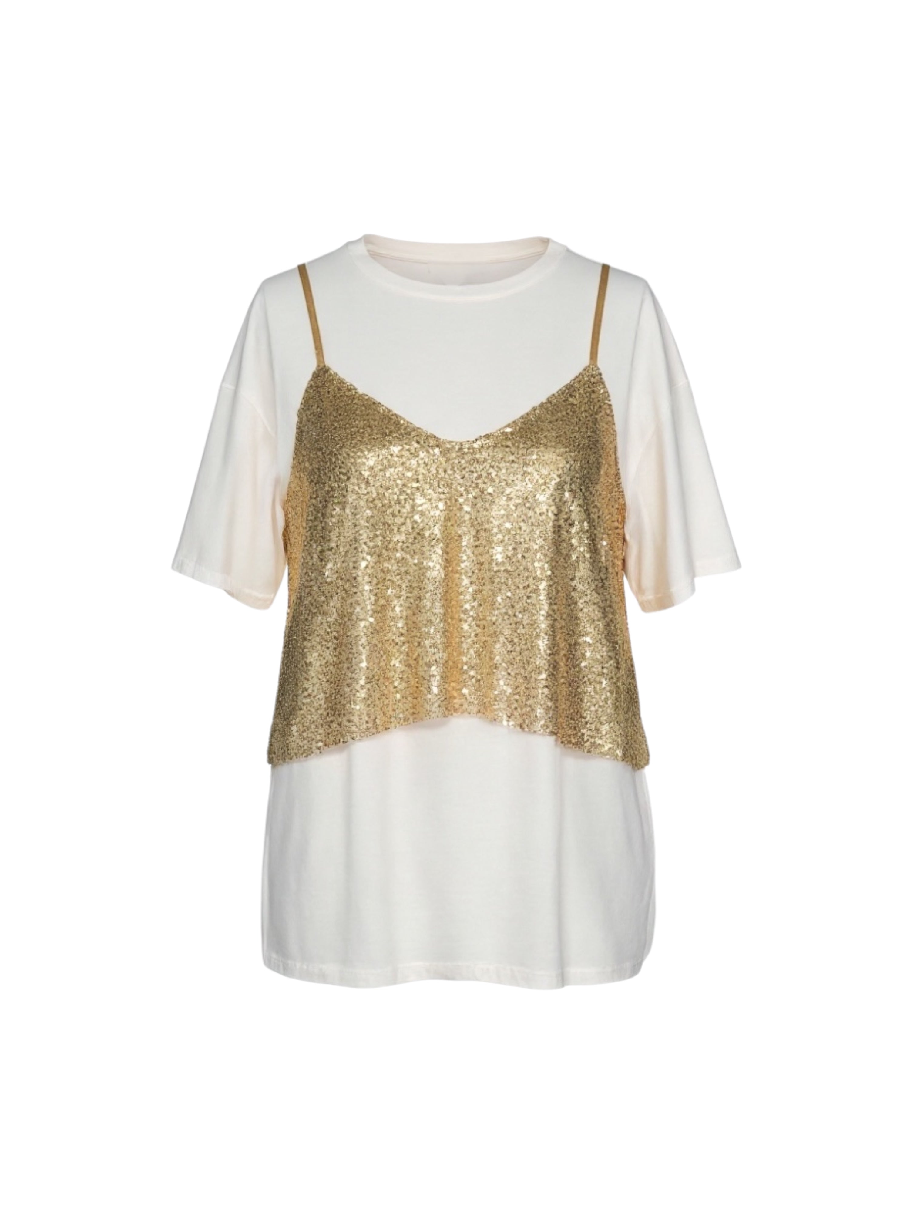 T-shirt +Top Paillettes