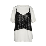 T-shirt +Top Paillettes