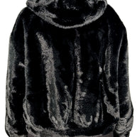 CHAQUETA BOMBER DE PIEL CON CAPUCHA
