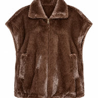 Gilet Over Pelliccia