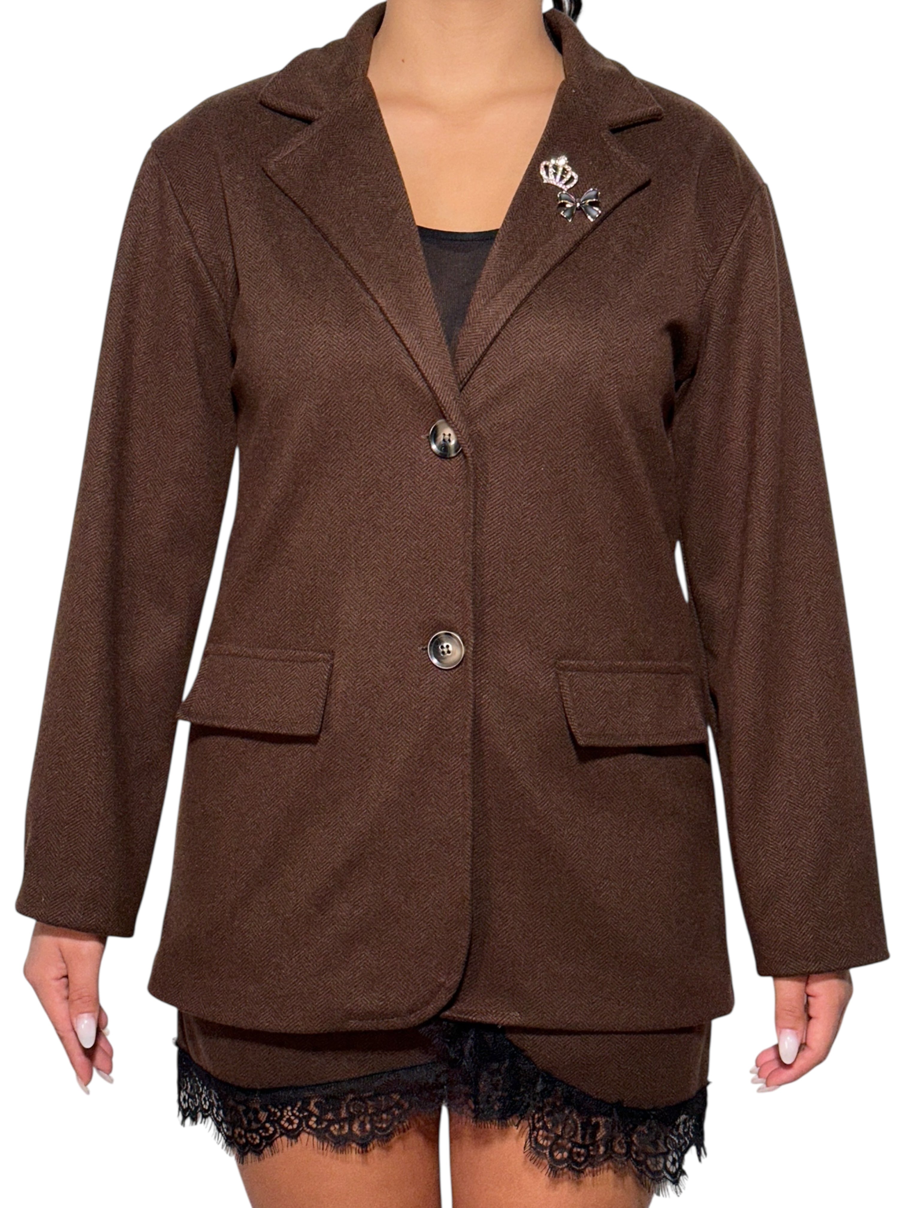 CHAQUETA DE ESPIGA + PINS