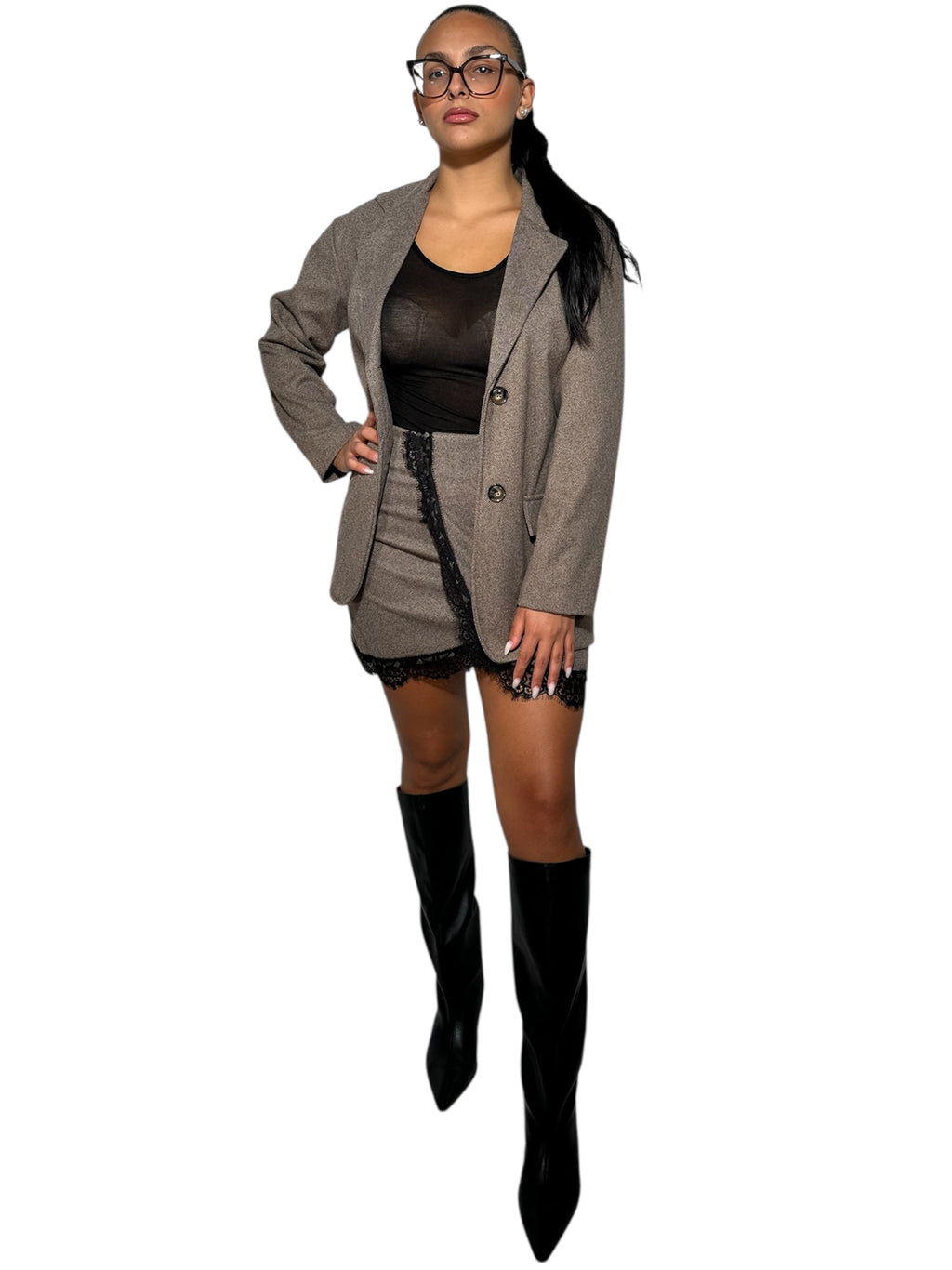 GIACCA SPIGATA+SPILLE