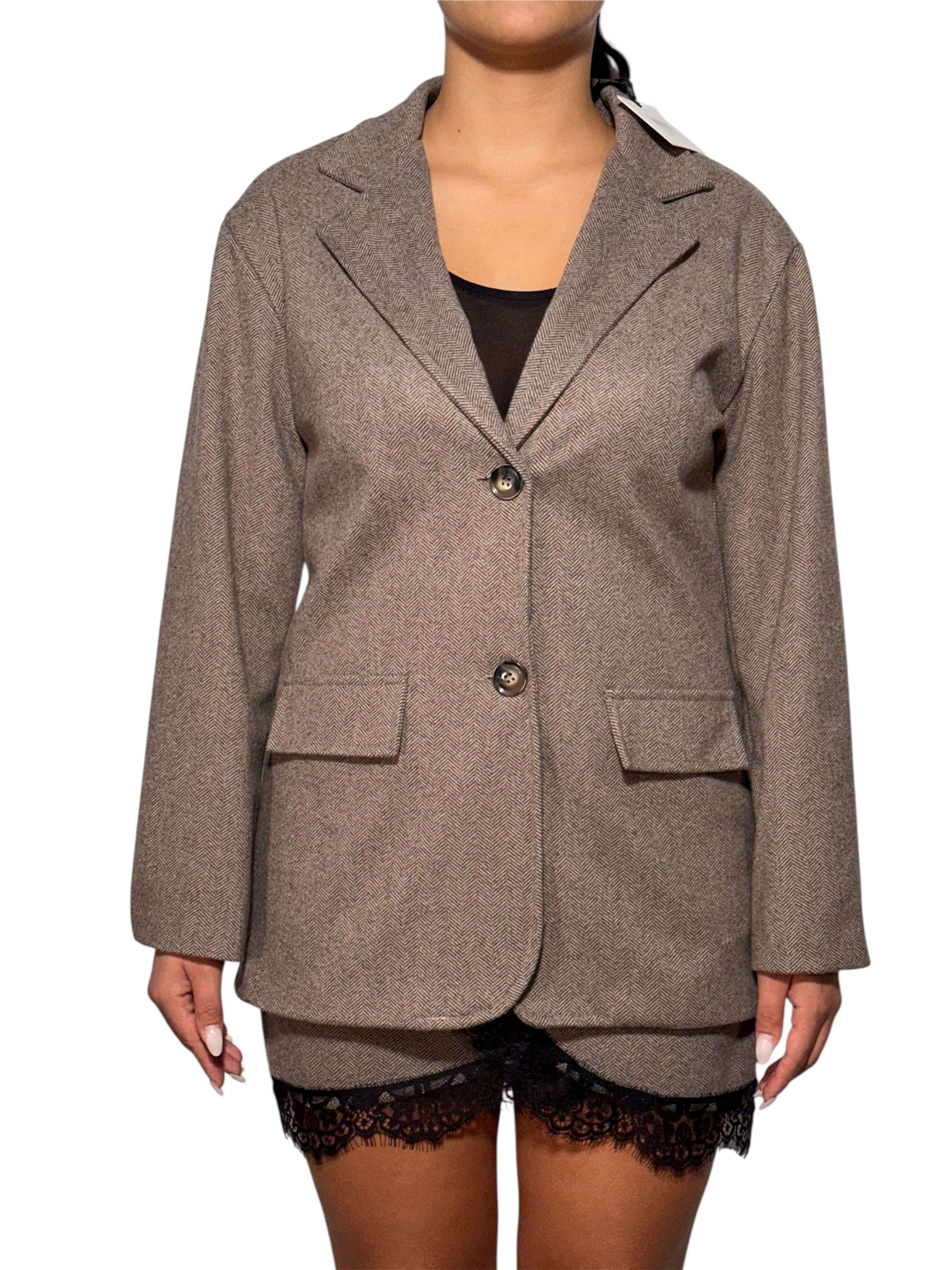 GIACCA SPIGATA+SPILLE