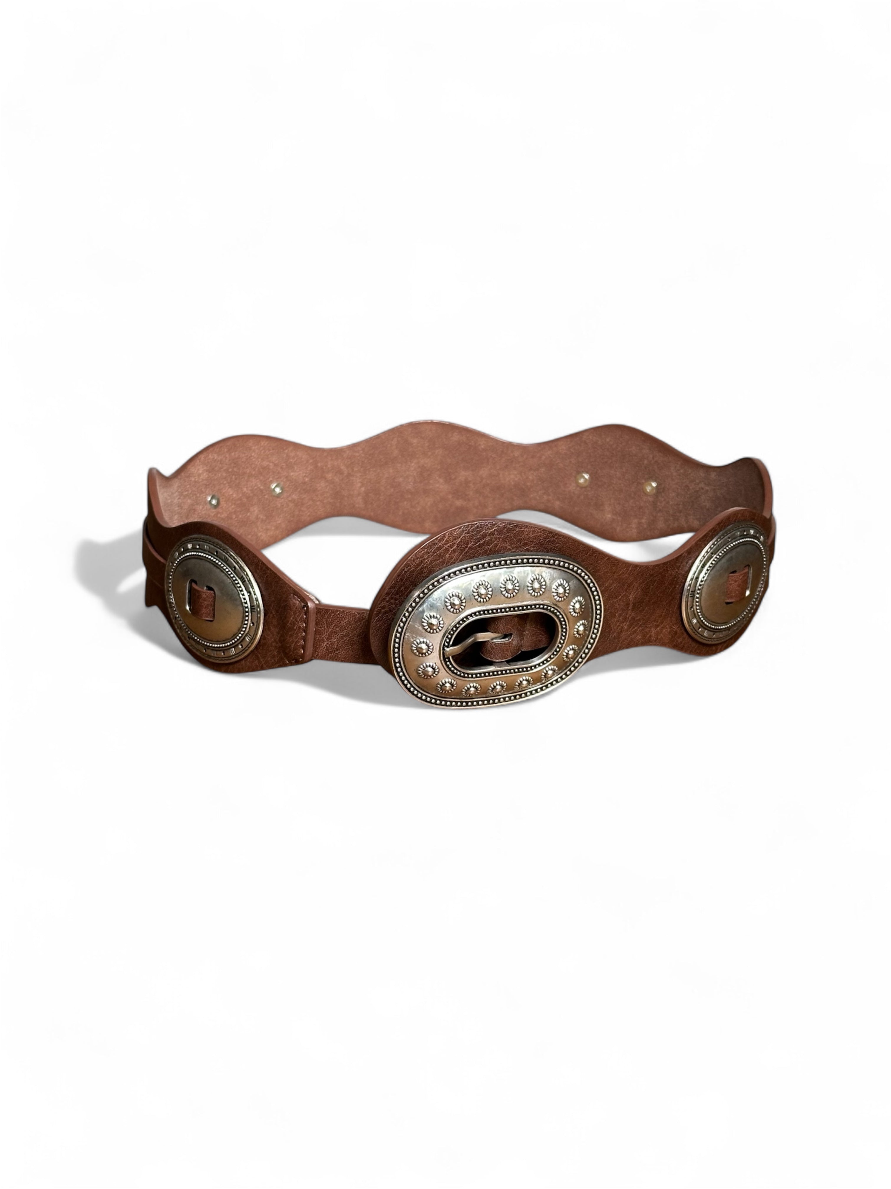 BELT WITH OVAL APPLICATIONS
