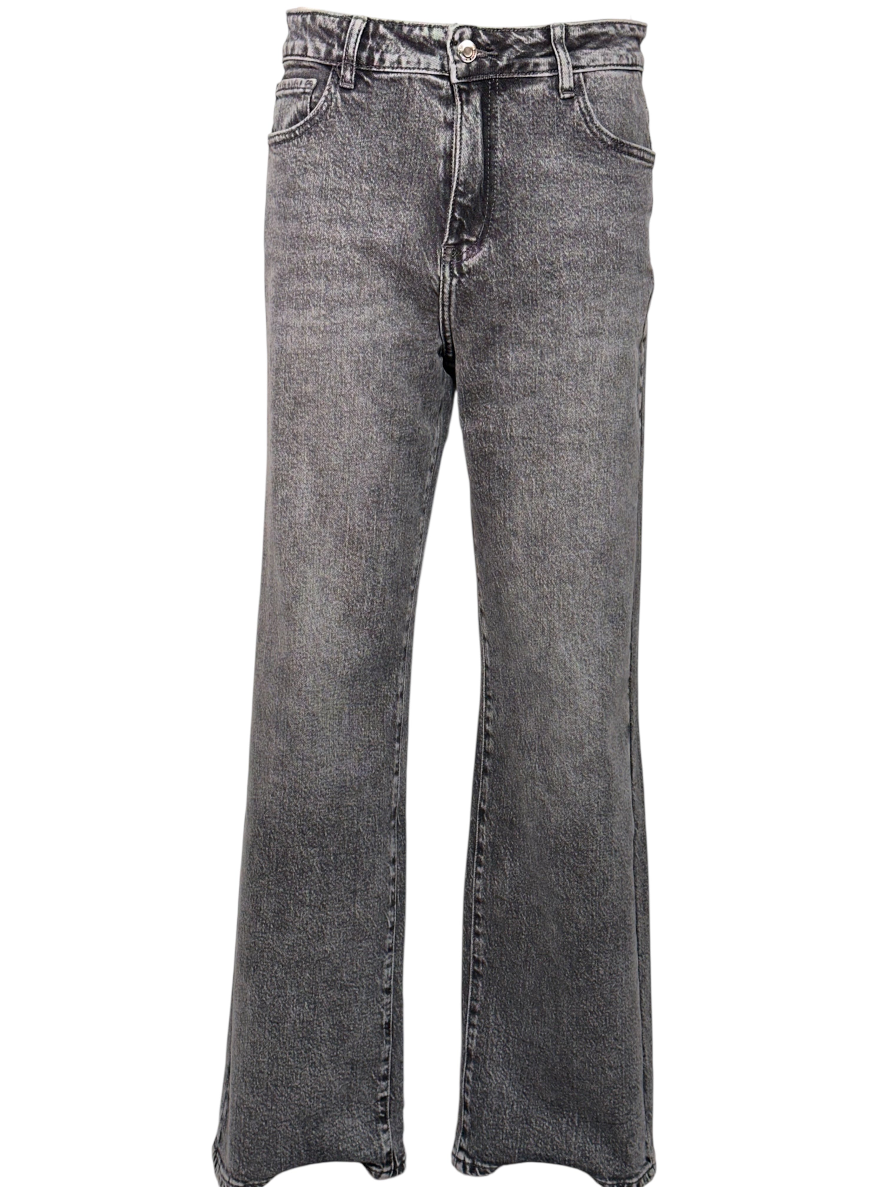 REGULAR FIT GREY JEANS