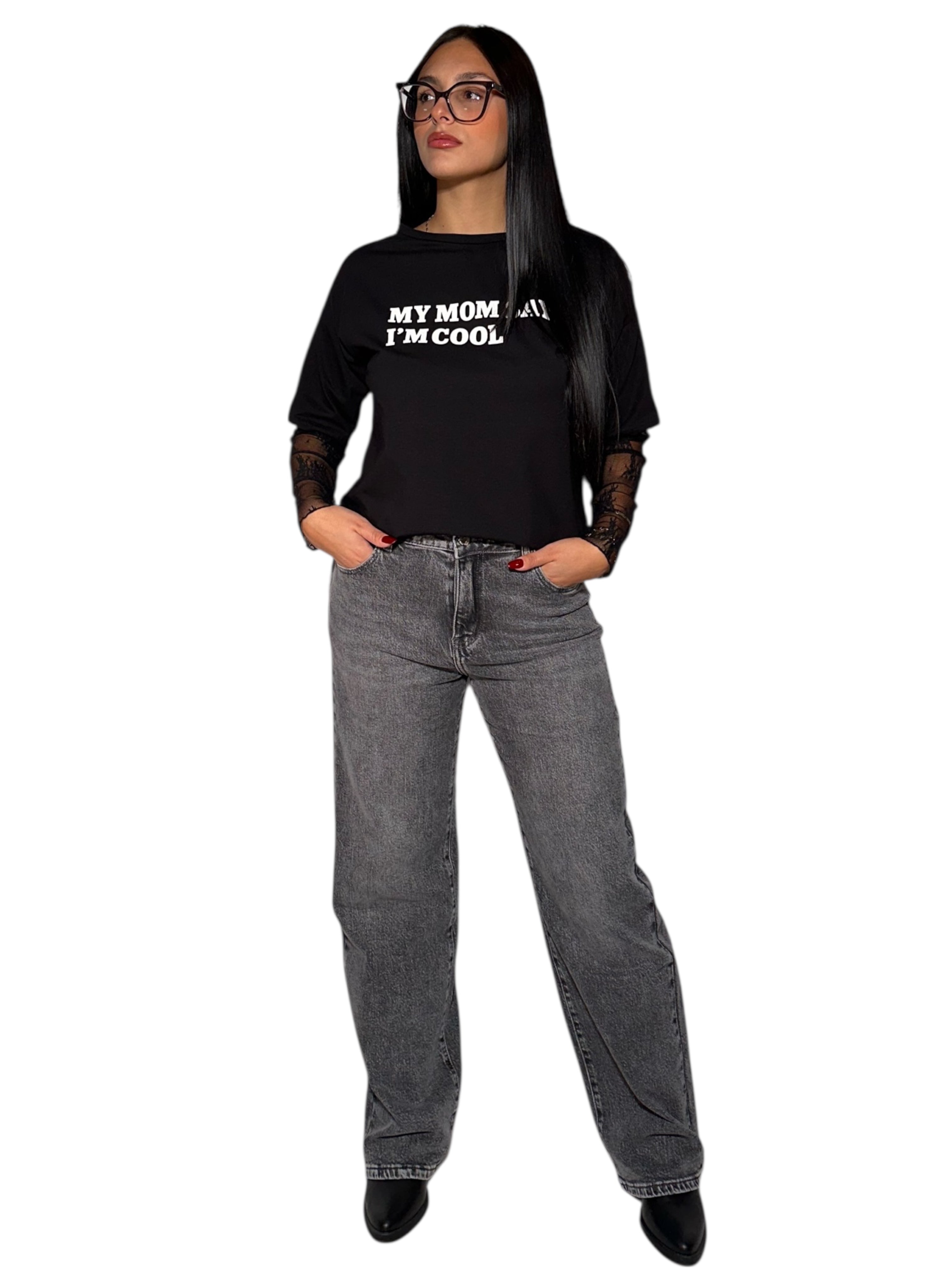 JEANS REGULAR FIT GREY