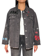 GIACCA JEANS+ APPLICAZIONI