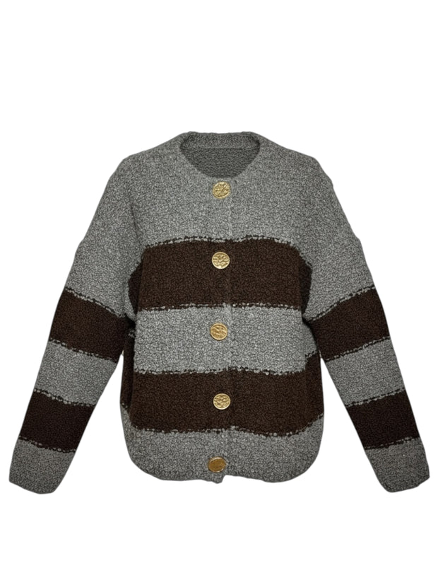 BOUCLE' STRIPE JACKET