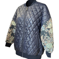 CHAQUETA BOMBER DE MANGA EN D
