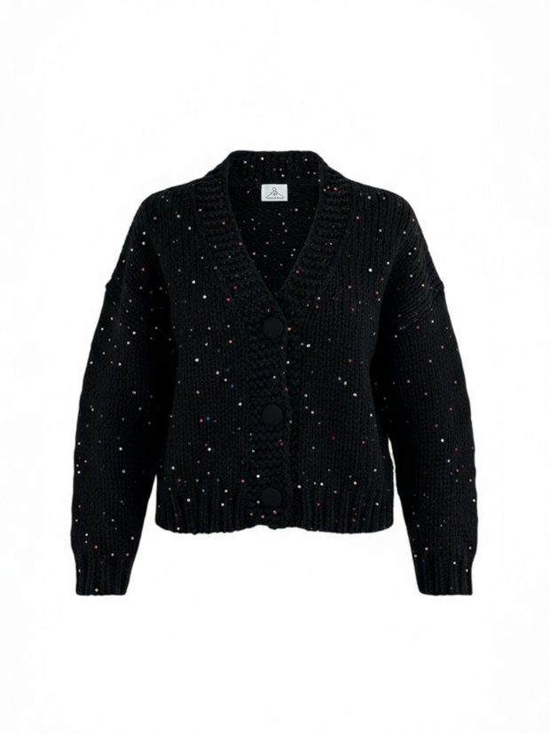 SEQUINED CARDIGAN